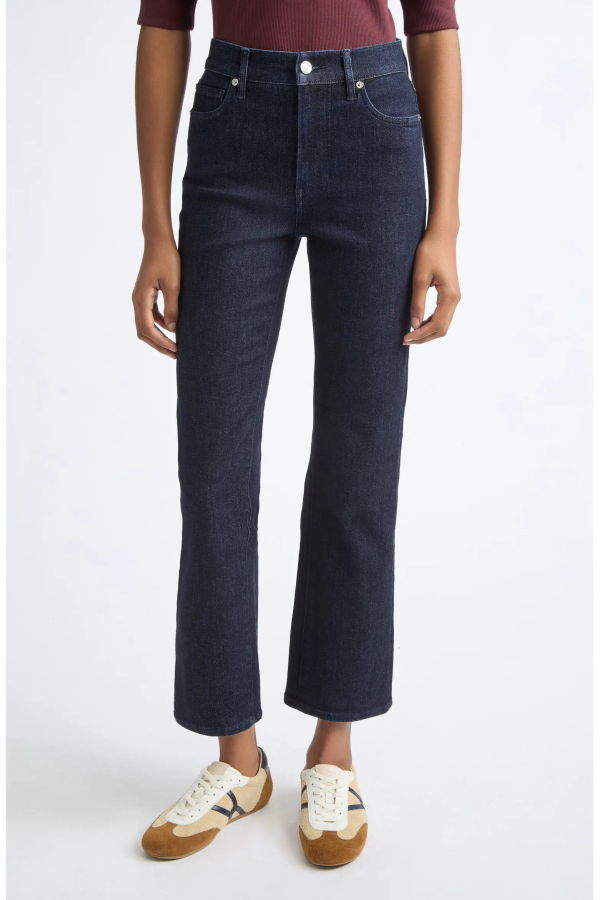 Veronica Beard Milla Slim Straight Jean - Indigo Rinse