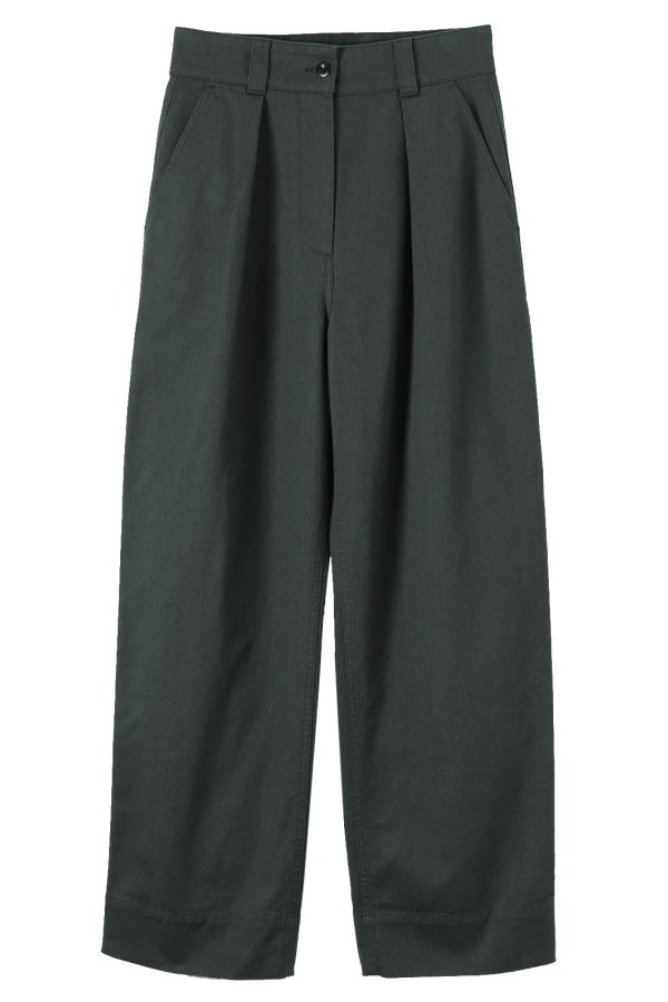 MHL by Margaret Howell Simple Pleat Soft Cotton Drill Trousers