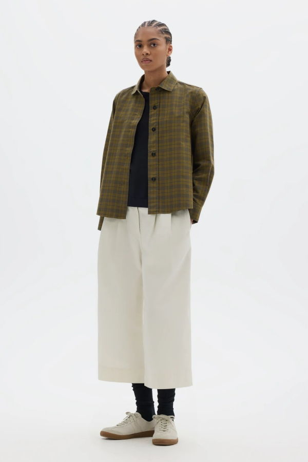 MHL by Margaret Howell Tonal Cotton Check Shirt