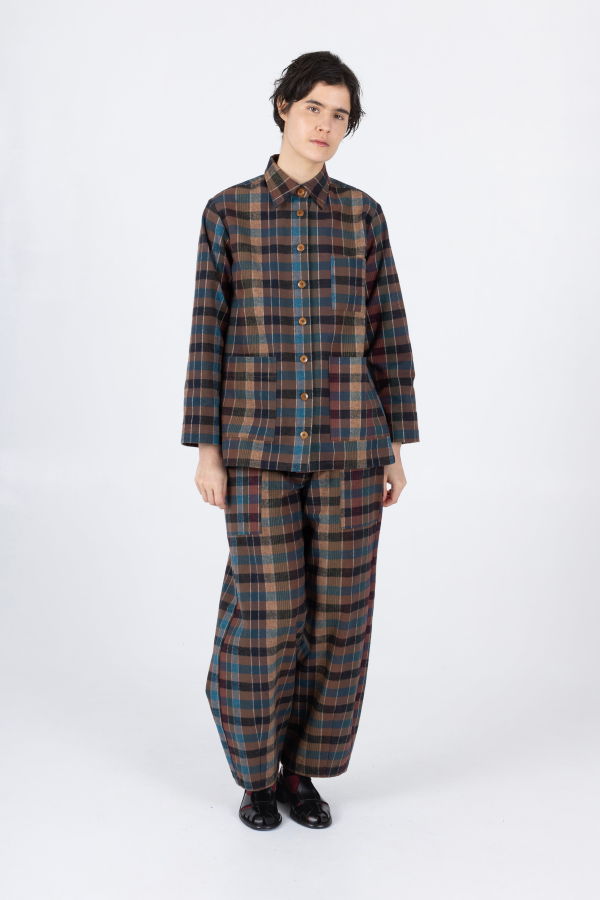 samet Chibi Pant, Blanket Plaid