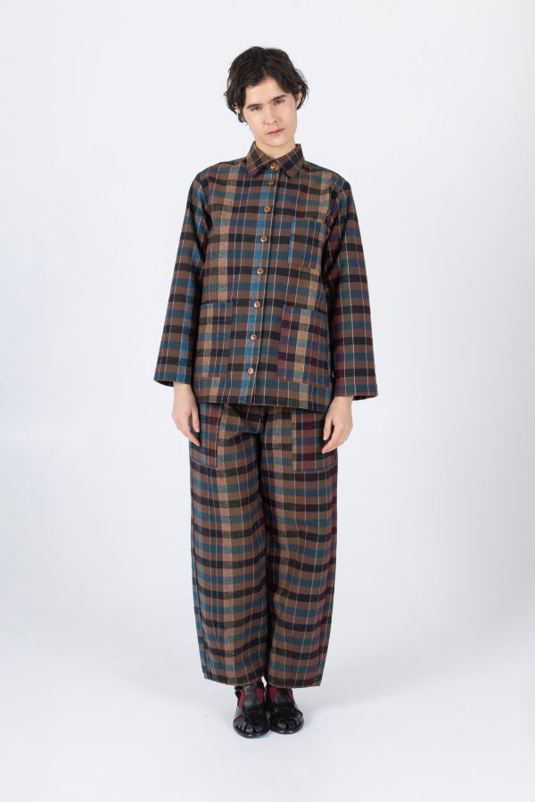 samet Melvin Shirt, Blanket Plaid