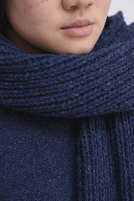 Auralee Brushed Alpaca Wool Melton Large Stole - Beige | Garmentory