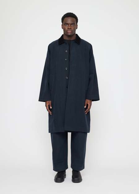 Nigel Cabourn Packable Coat HALFTEX - Black | Garmentory