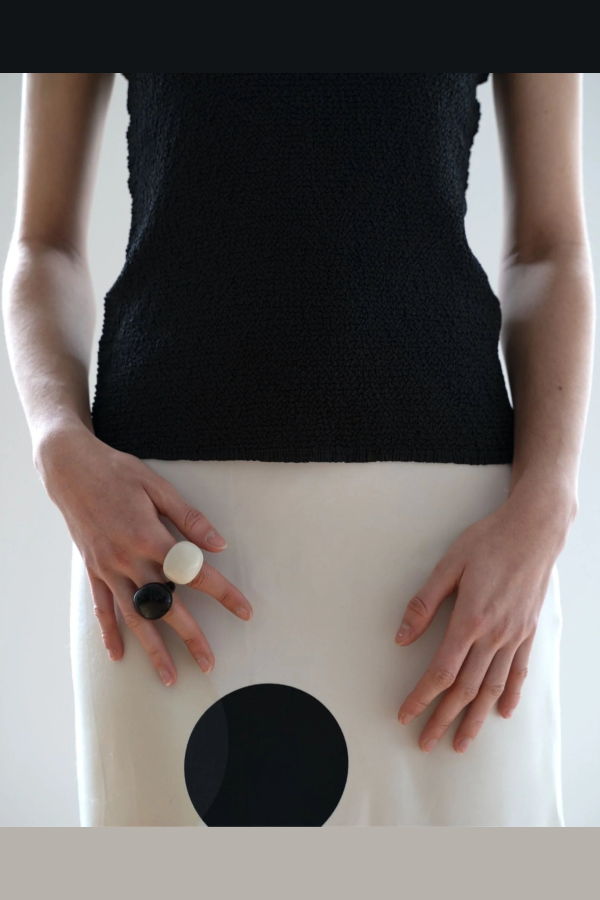Camille Surault Blow Blow Ring - Off White