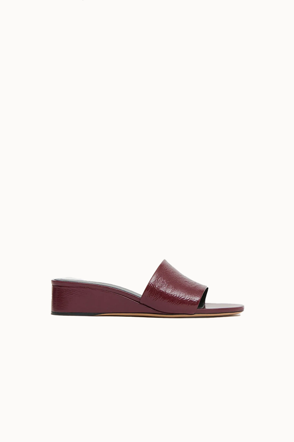 Mansur Gavriel Zeppa Slide Sandal - Claret