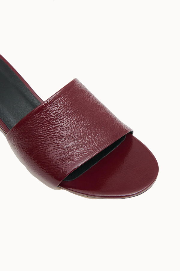 Mansur Gavriel Zeppa Slide Sandal - Claret