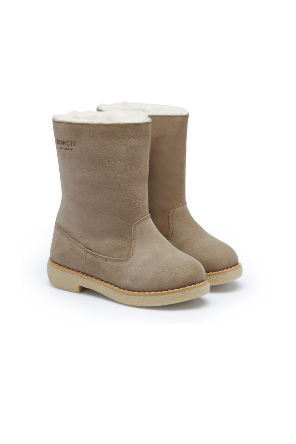 KIDS Donsje Aniq Boots - Taupe Suede