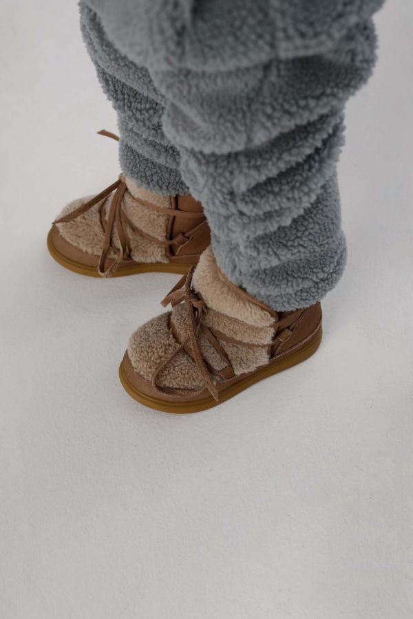KIDS Donsje Ceesa Shoes - Truffle Nubuck