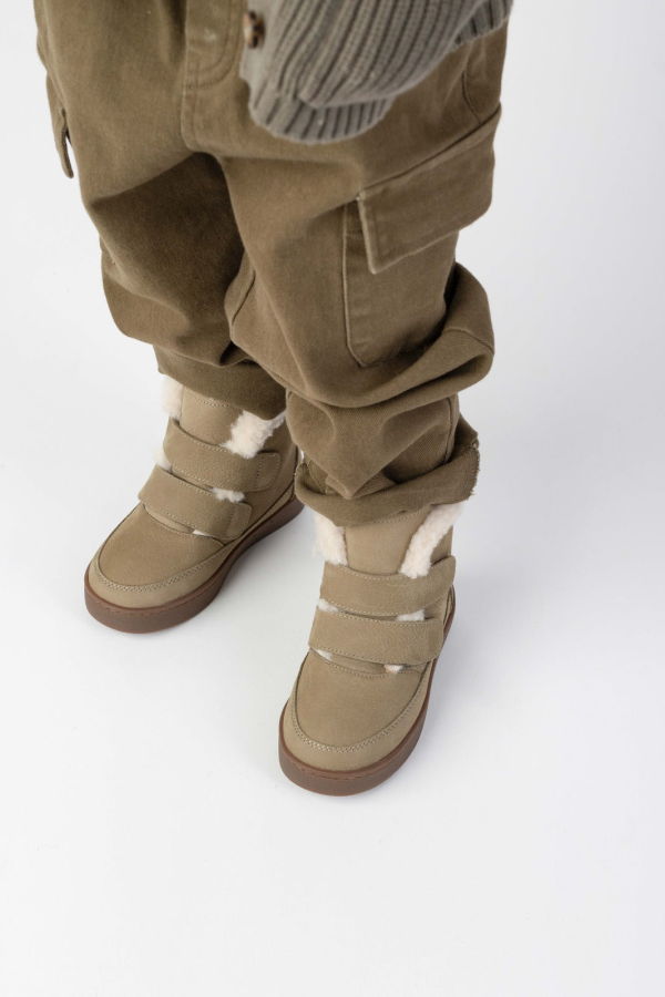 KIDS Donsje Clenn Boots - Sage Betting Leather