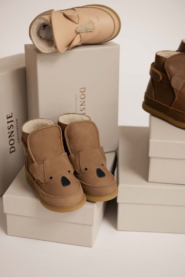 KIDS Donsje Dubu Classic Koala Toddler Shoes - Truffle Nubuck