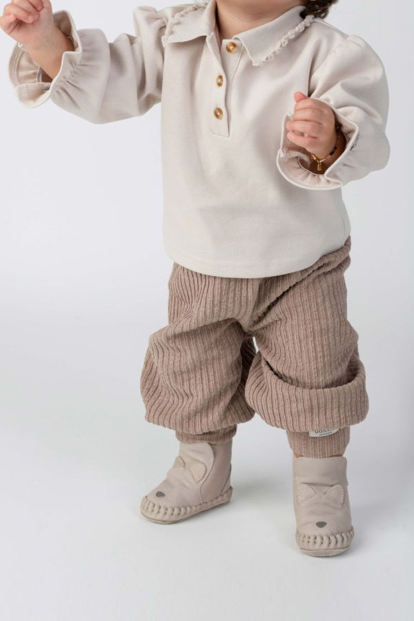 KIDS Donsje Jipie Trousers - Grey Violet