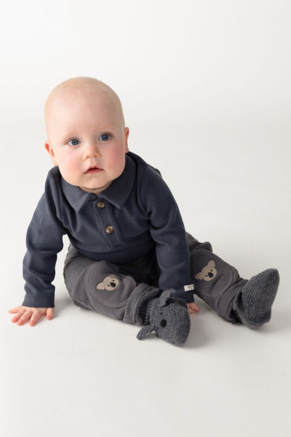 KIDS Donsje Joek Koalas Trousers - Cloudy Grey