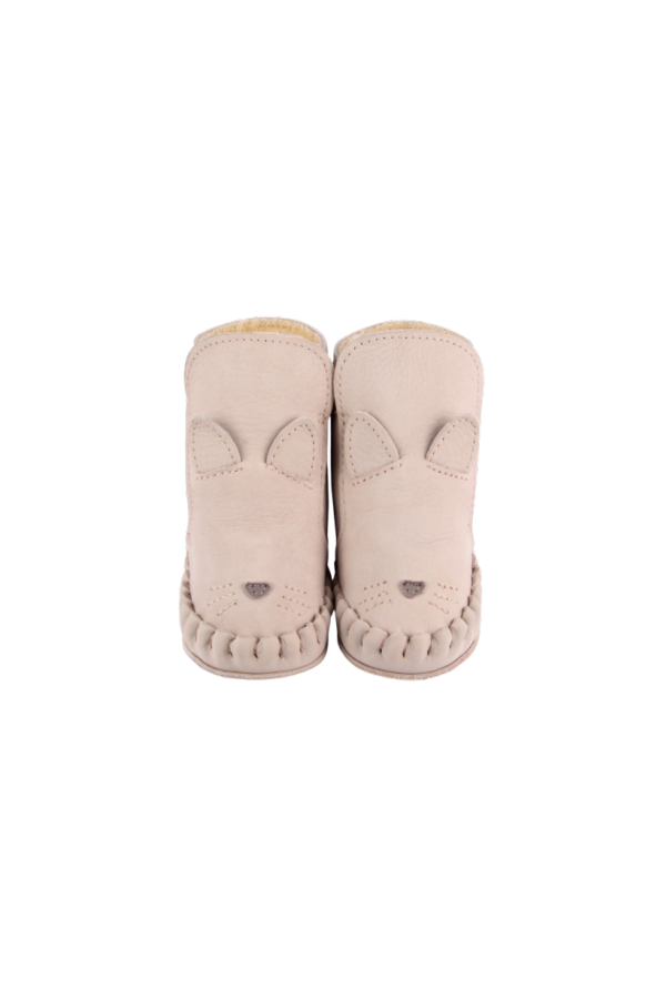 KIDS Donsje Kapi Classic Cat Booties - Lilac Nubuck
