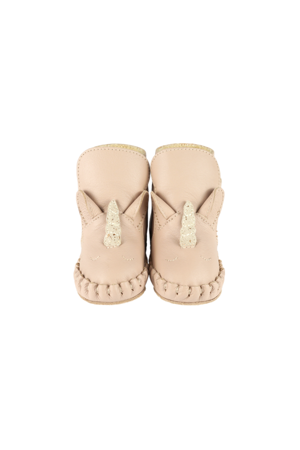KIDS Donsje Kapi Special Unicorn Booties - Light Rose Leather