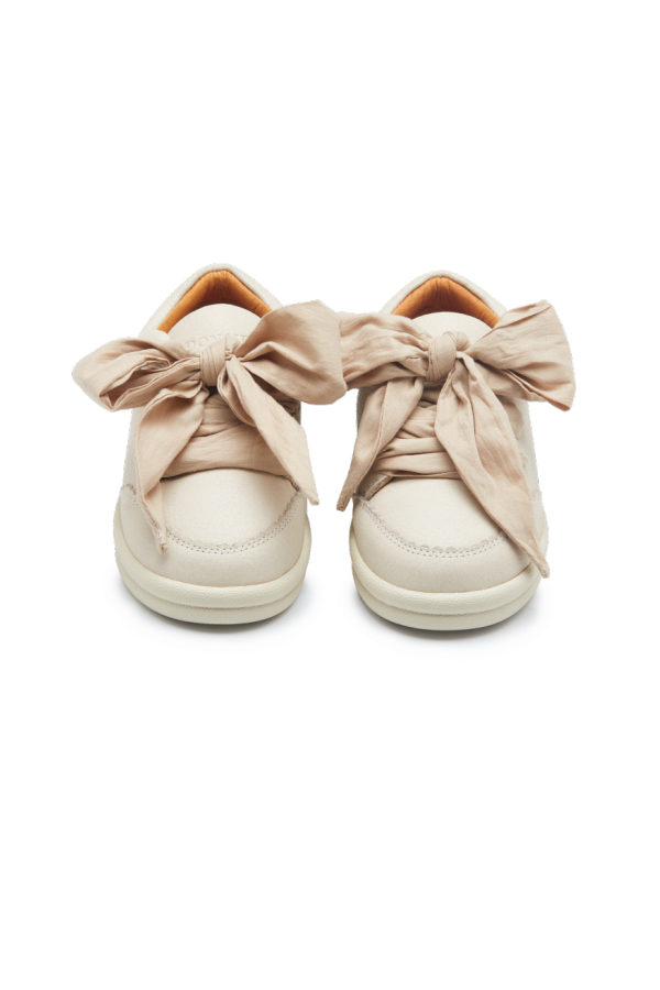 KIDS Donsje Lexley Sneakers - Cream Leather