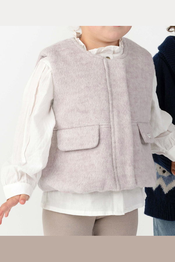 KIDS Donsje Marjolijn Gilet - Lilac