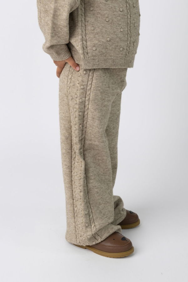 KIDS Donsje Penelopa Trousers - Sesame Melange