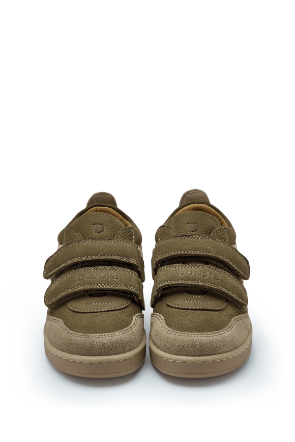 KIDS Donsje Pesio Sneakers - Army Betting Leather