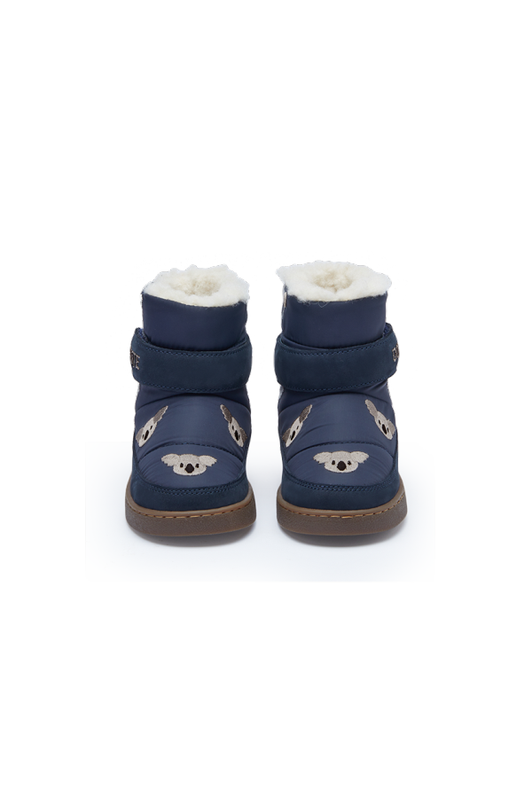KIDS Donsje Ritto Koala Boots - Blue Marine