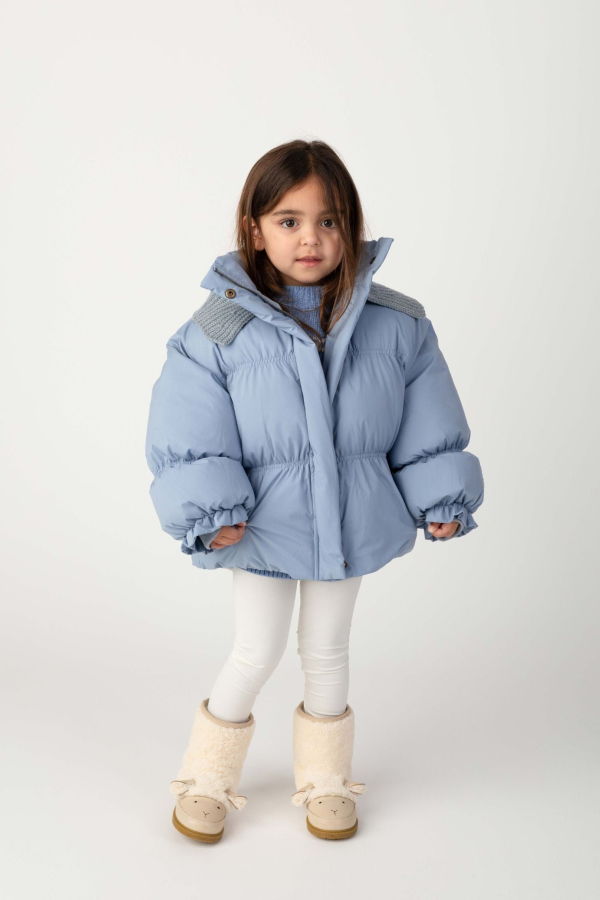 KIDS Donsje Suzan Jacket - Foggy Blue