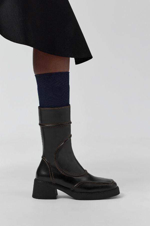 Miista Malene Boots - Black & Brown