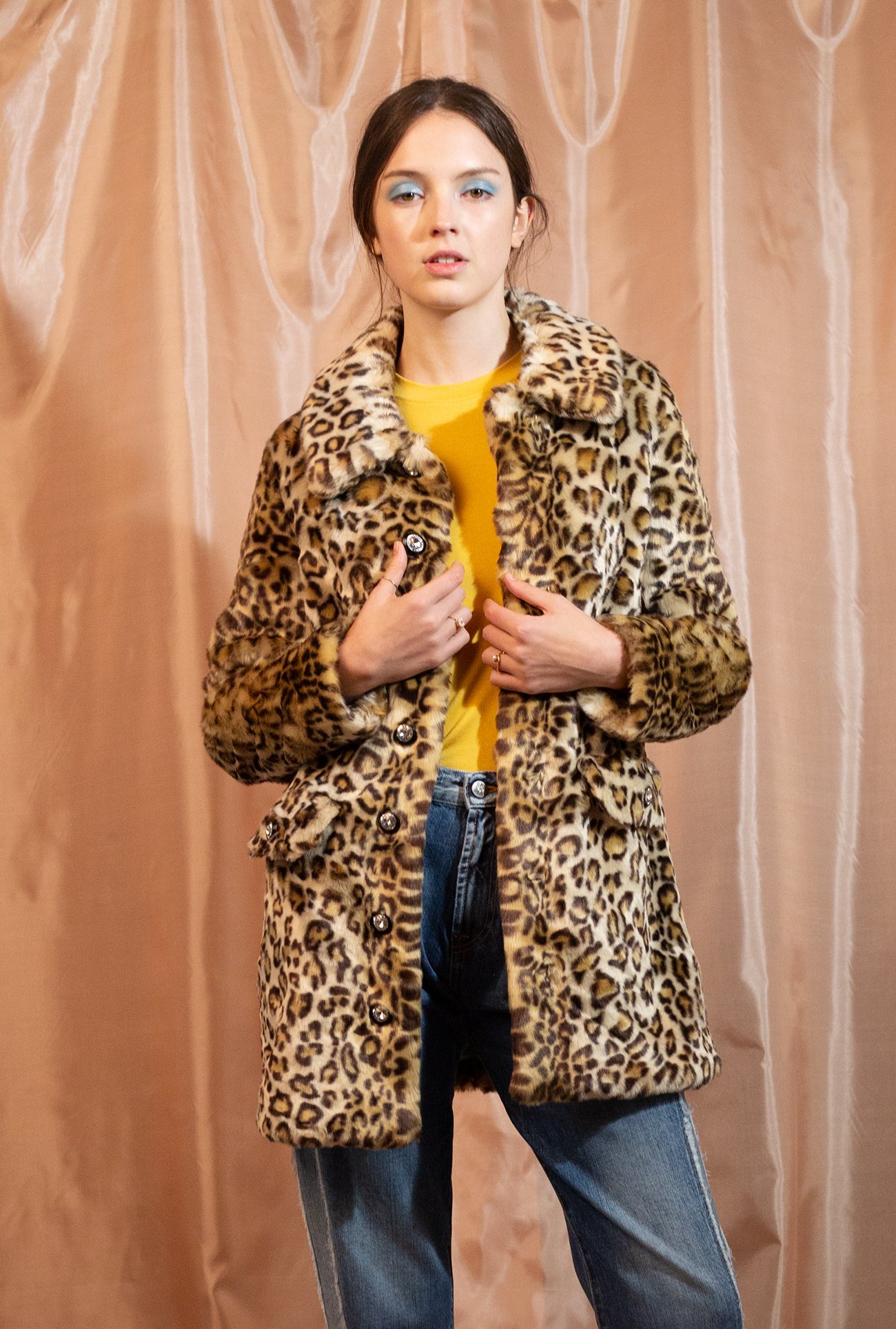 shrimps leopard jacket