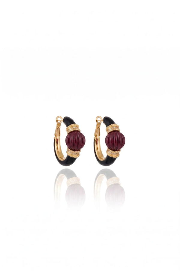 Viva O Sol Amaru Hoop Earrings