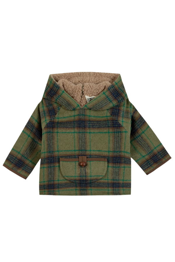 KIDS Bonton Baby Camion Jacket - Sunday Green Plaid