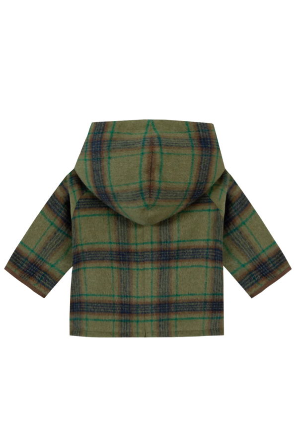 KIDS Bonton Baby Camion Jacket - Sunday Green Plaid