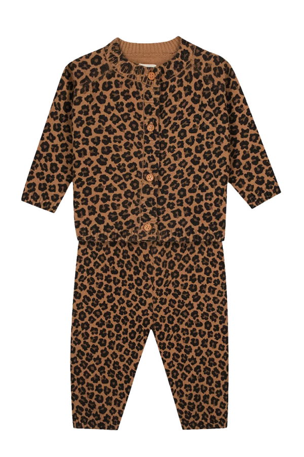 KIDS Bonton Baby Toudou Leo Two Piece Set - Brown