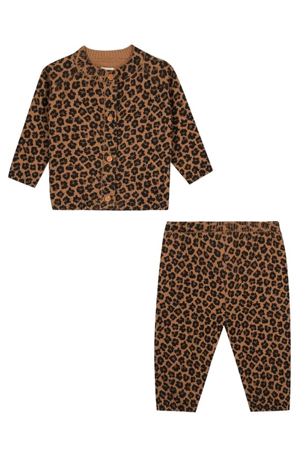 KIDS Bonton Baby Toudou Leo Two Piece Set - Brown