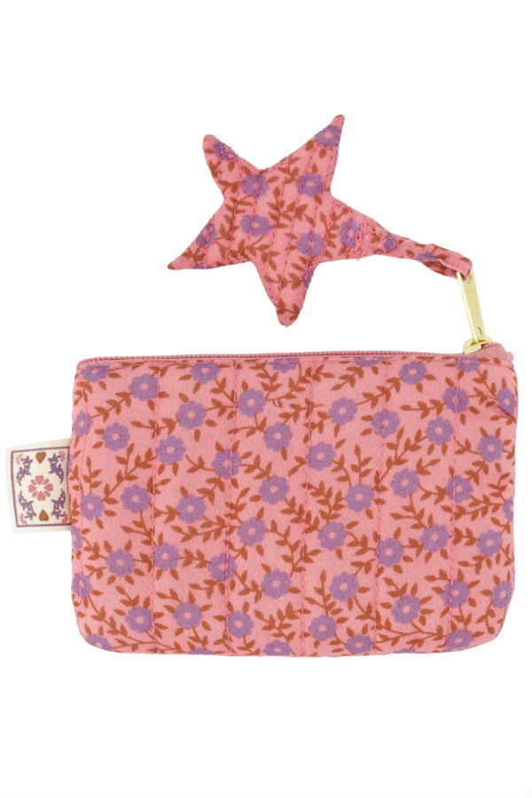 KIDS Bonton Ivy Foulfleur Floral Print Mini Clutch Bag - Purple