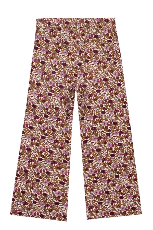 KIDS Bonton Paradisco Pants Swinging London Flower Print - Purple