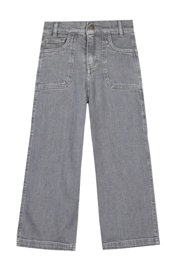 KIDS Bonton Pollen Denim Pants - Gray
