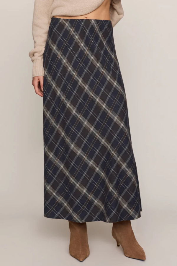 Z Supply Crestview Plaid Skirt - Eclipse