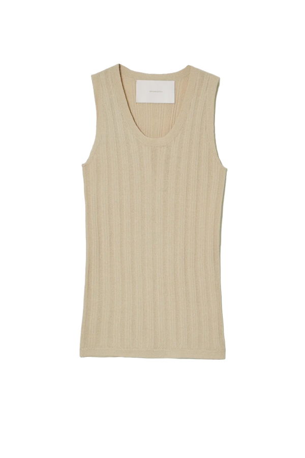 Atelier Delphine Pointelle Relaxed Tank