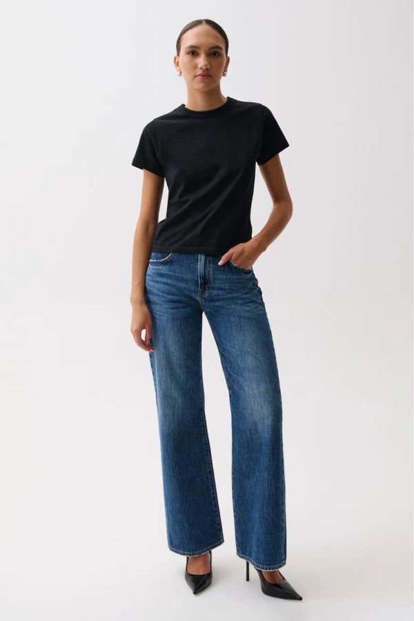 Pistola Larsen Relaxed Flare Jeans - Denim