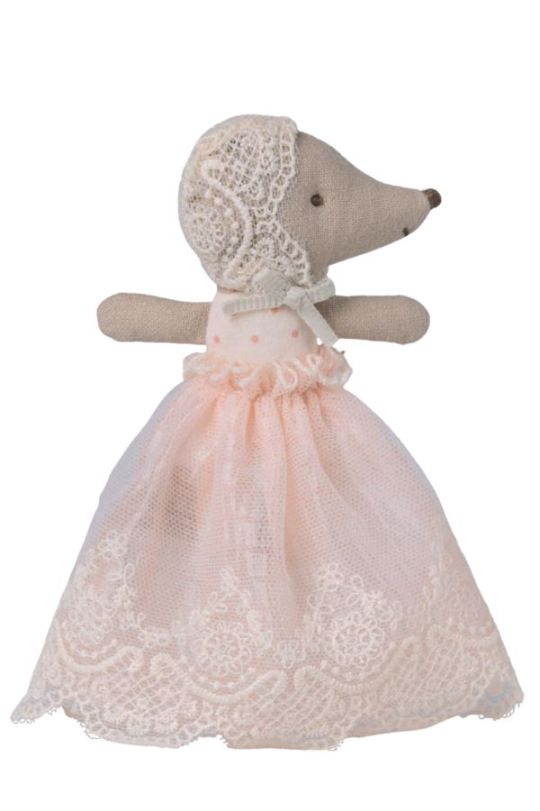 KIDS Maileg Baby Mouse in Gown Doll