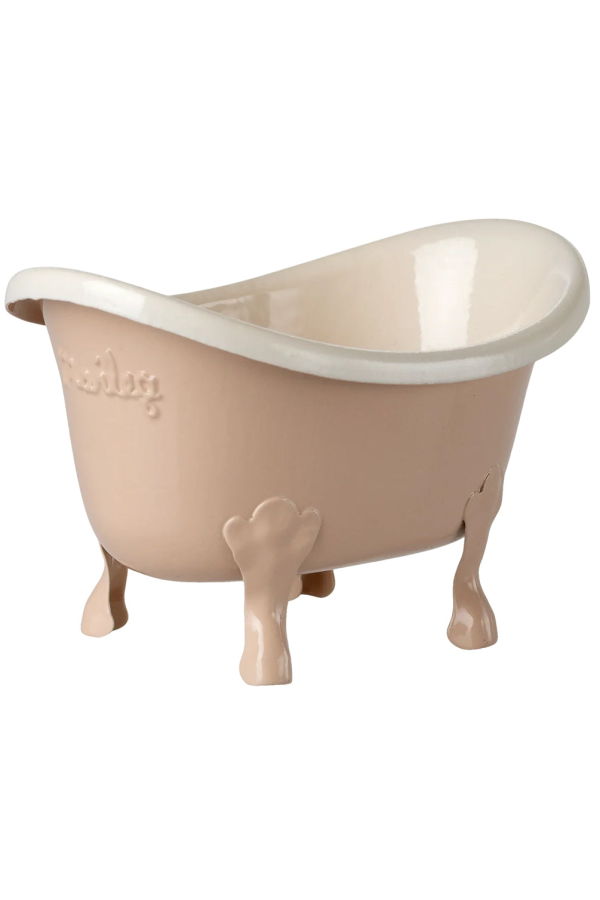 KIDS Maileg Mouse Bath Miniature Bathtub - Pink