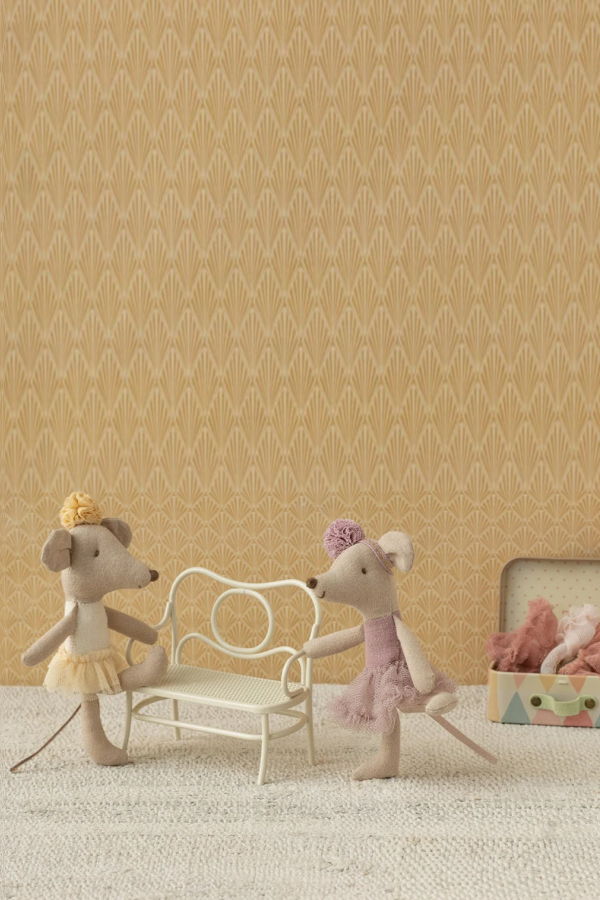 Maileg Mouse Family Little Sister Ballerina Doll - Heather Purple
