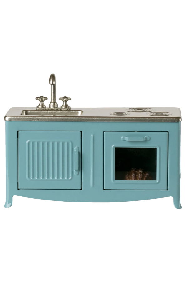 KIDS Maileg Mouse Miniature Kitchen - Blue