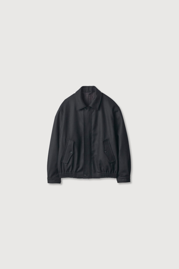 ssstein Wool Melton Harrington Jacket - Black