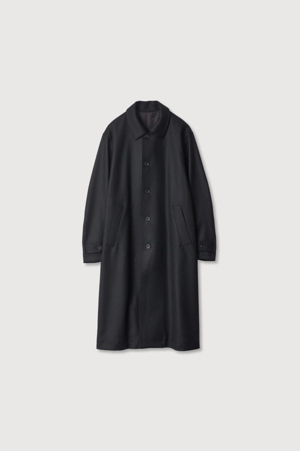 ssstein Wool Melton Oversized Investigated Coat - Black