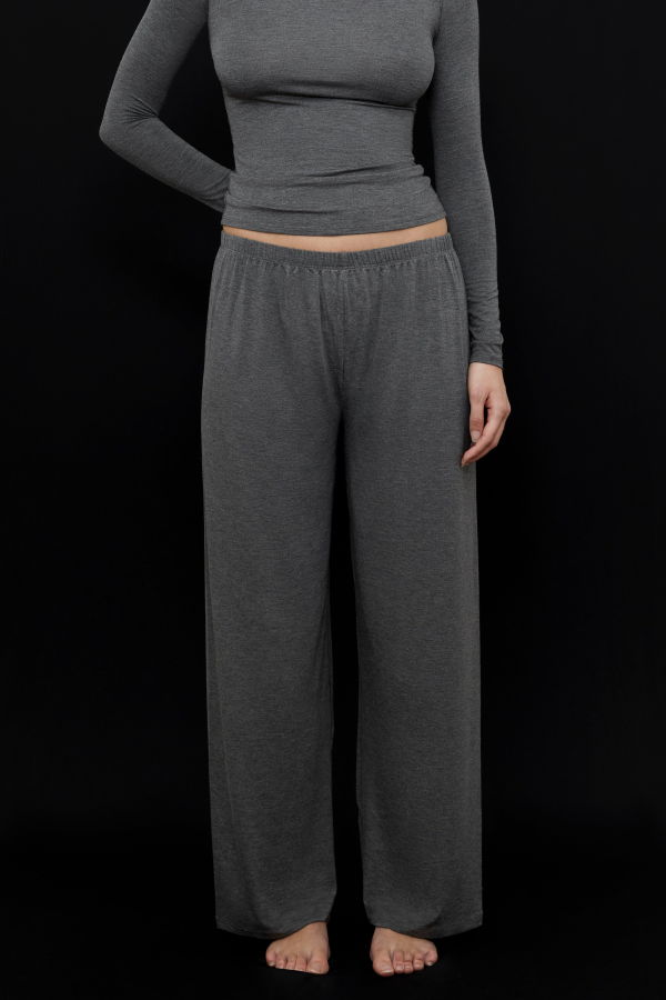 KYE Intimates Recline Bamboo Pant - Charcoal