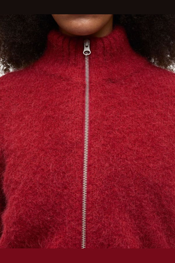 Samsøe Samsøe Sajeanne Long Sleeve Zip Front Cardigan