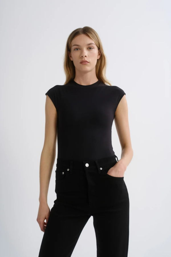 AGOLDE Agata Bodysuit - Black