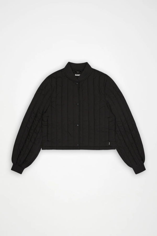 Rains Banja Liner Bomber Jacket - Black
