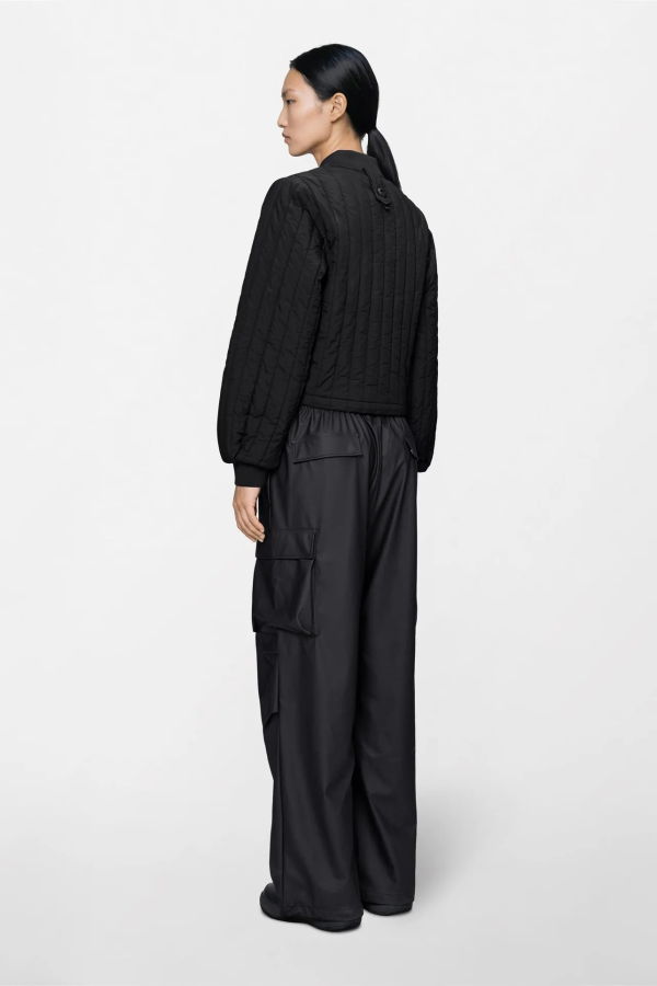 Rains Banja Liner Bomber Jacket - Black