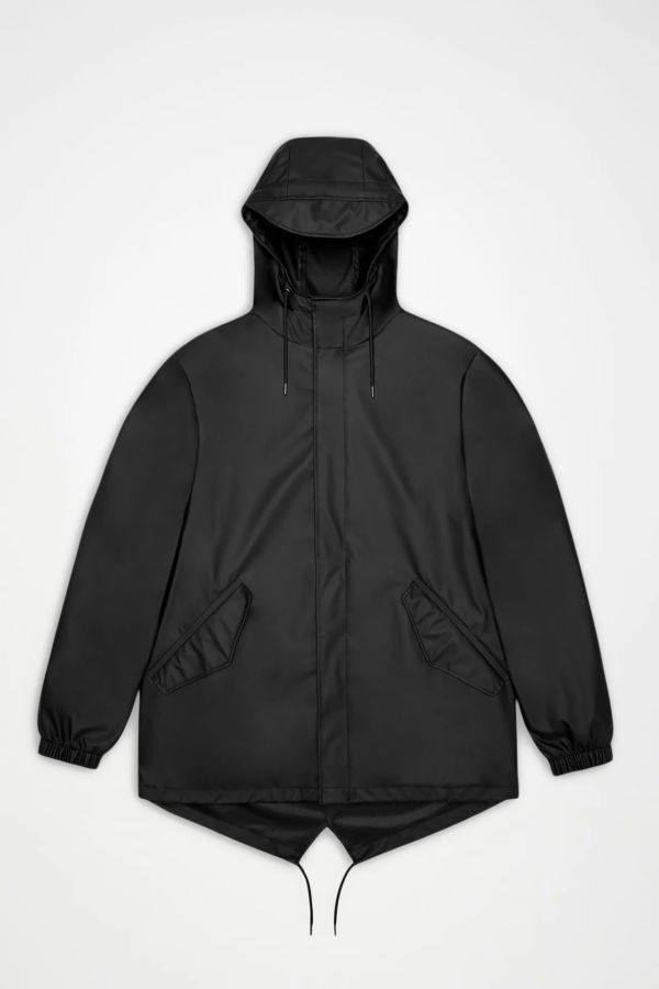Rains Fishtail Jacket - Black