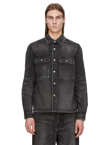 ASHLEY ROWE デニムジャケット Unisex Ashley Rowe DENIM JACKET - BLACK | Garmentory